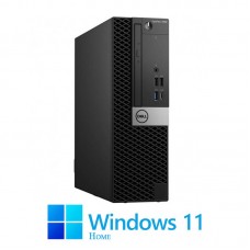 Calculatoare Dell OptiPlex 7060 SFF, Hexa Core i5-9500, 8GB, 256GB SSD, Win 11 Home