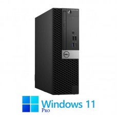 Calculatoare Dell OptiPlex 7060 SFF, Hexa Core i5-9500, 8GB, 256GB SSD, Win 11 Pro
