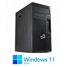 Calculatoare Fujitsu ESPRIMO P558, Intel Quad Core i3-8100, 256GB SSD, Win 11 Home