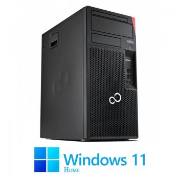 Calculatoare Fujitsu ESPRIMO P558, Intel Quad Core i3-8100, 256GB SSD, Win 11 Home