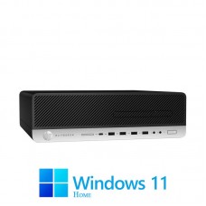 Calculatoare HP EliteDesk 800 G4 SFF, Hexa Core i5-8500, 256GB SSD, Win 11 Home