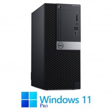Calculator Dell OptiPlex 5070 MT, Hexa Core i7-8700, 16GB, 256GB SSD, Win 11 Pro