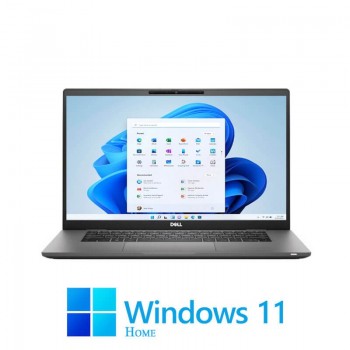 Laptop Dell Latitude 7520, Quad Core i5-1145G7, SSD, Display NOU FHD, Win 11 Home