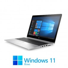 Laptop HP EliteBook 850 G5, Quad Core i5-8250U, SSD, 15.6 inci Full HD, Win 11 Home