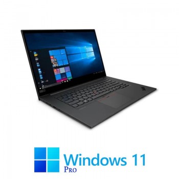 Laptop Lenovo P1 Gen 3, i7-10875H, SSD, Display NOU 4K, Quadro T1000, Win 11 Pro