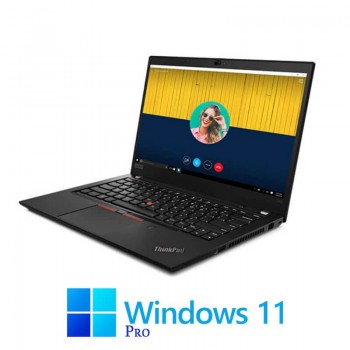 Laptop Lenovo T495, Ryzen 5 Pro 3500U, 256GB SSD, Display NOU Full HD, Win 11 Pro
