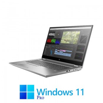 Laptop Touchscreen HP ZBook Fury 17 G8, i7-11850H, SSD, 4K, RTX A3000, Win 11 Pro