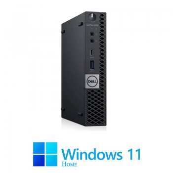Mini PC Dell OptiPlex 5060, Quad Core i3-8100T, 8GB DDR4, 128GB SSD, Win 11 Home