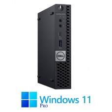 Mini PC Dell OptiPlex 5070, Quad Core i3-9100T, 8GB DDR4, 256GB SSD, Win 11 Pro