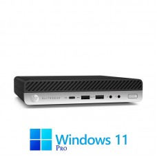 Mini PC HP EliteDesk 800 G4, Hexa Core i5-8500T, 8GB DDR4, 512GB SSD, Win 11 Pro