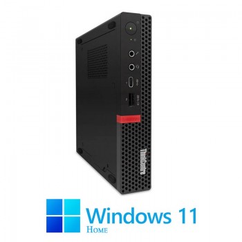 Mini PC Lenovo M720q, Intel Hexa Core i5-8400T, 8GB DDR4, 256GB SSD, Win 11 Home