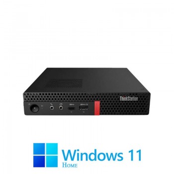 Mini PC Lenovo ThinkStation P330, Hexa Core i7-8700T, 16GB, 512GB SSD, Win 11 Home